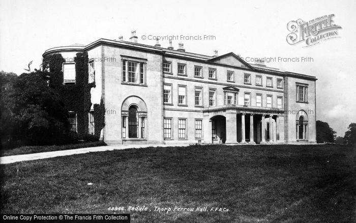 Photo of Bedale, Thorp Perrow Hall 1902