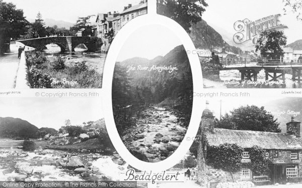 Photo of Beddgelert, Composite c.1930