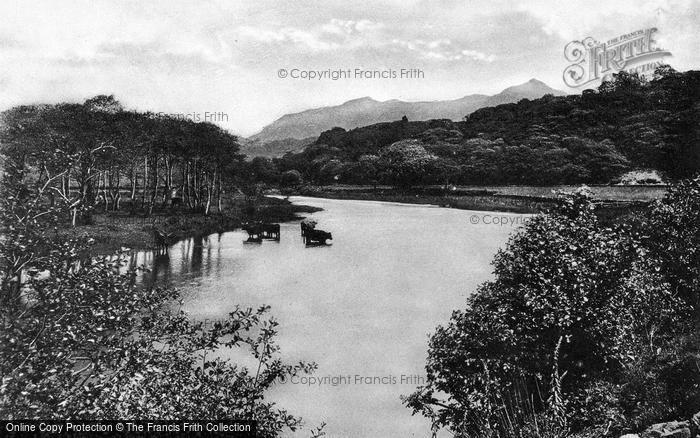 Photo of Beddgelert, Cynicht And River Glaslyn c.1880
