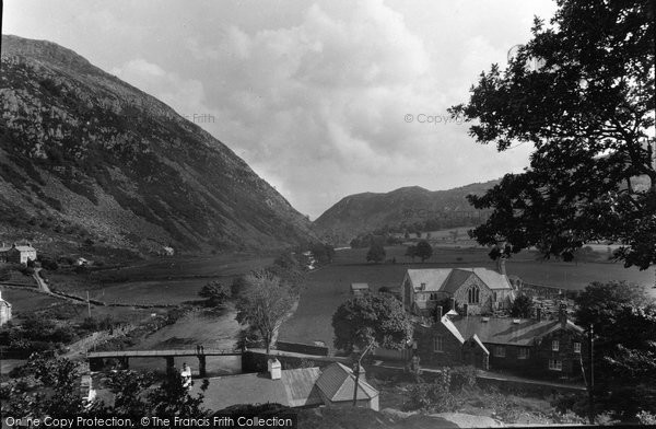 Photo of Beddgelert, Distant View Of The Pass c.1950