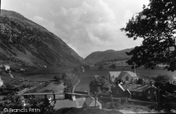 Distant View Of The Pass c.1950, Beddgelert