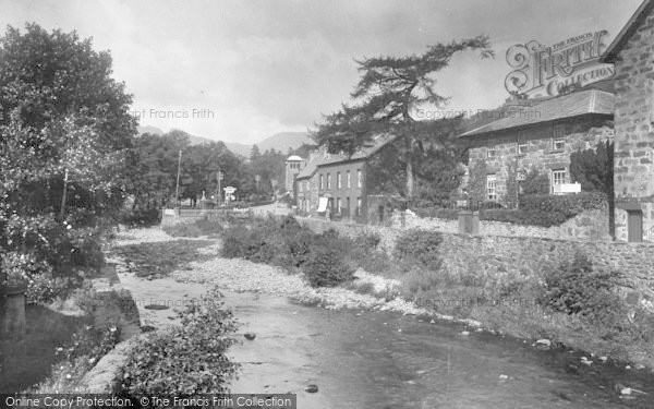 Photo of Beddgelert, From Bridge 1931
