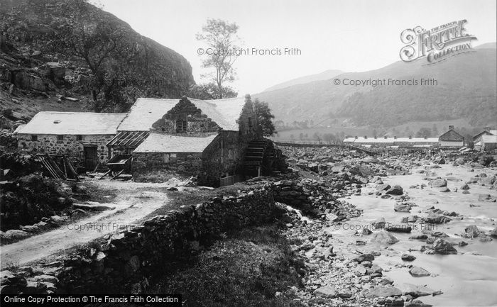 Photo of Beddgelert, Gwynant Valley Mill 1889