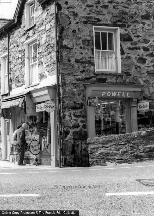 Photo of Beddgelert, Powell's Corner Shop c.1960