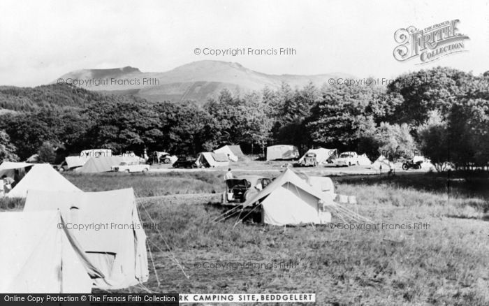 Photo of Beddgelert, Snowdonia National Forest Park Camping Site c.1960