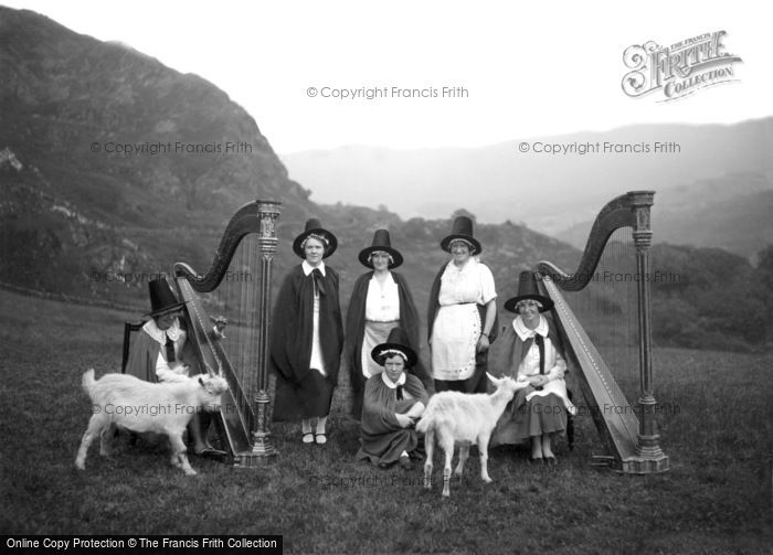 Photo of Beddgelert, The Snowdonia Harp Choir c.1938