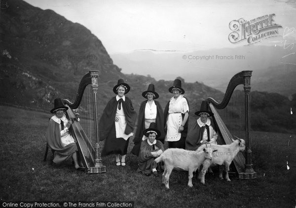 Photo of Beddgelert, The Snowdonia Harp Choir c.1938