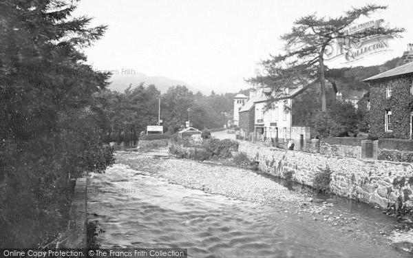 Photo of Beddgelert, View From Bridge 1913