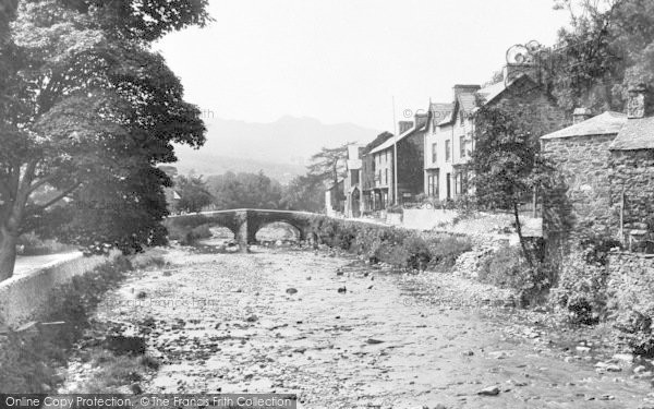 Photo of Beddgelert, View In The Village c.1890