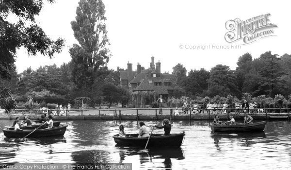 Photo of Beddington, Grange Park, the Boating Lake 1950