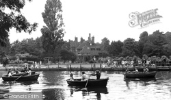 Grange Park, The Boating Lake 1950, Beddington