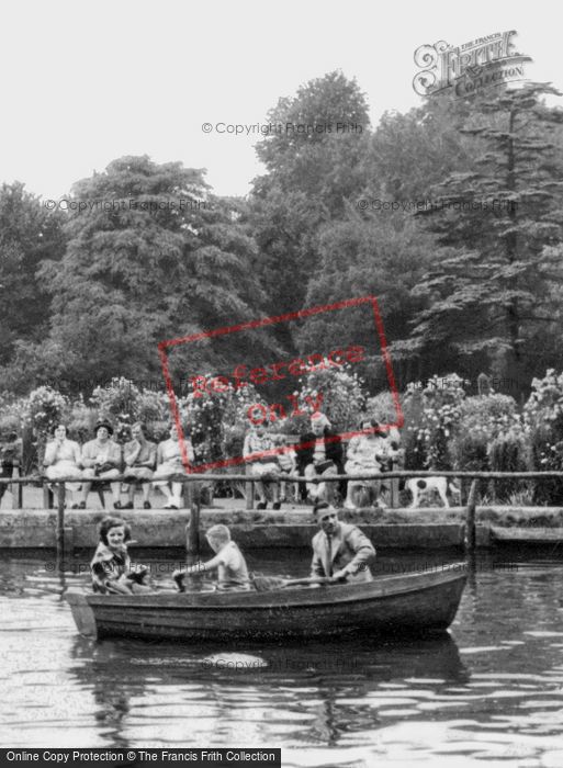Photo of Beddington, Park, Boating In The Lake 1950