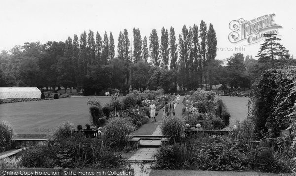 Photo of Beddington, The Flowered Walk, Grange Park 1950