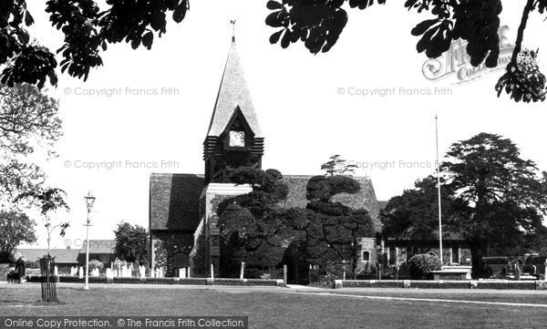 Photo of Bedfont, St Mary's Church c1951