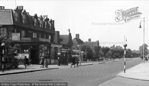 Photo of Bedfont, Staines Road c.1951