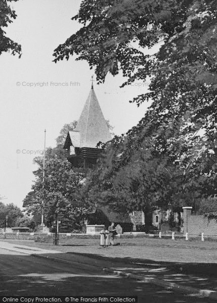 Photo of Bedfont, The Church c.1951