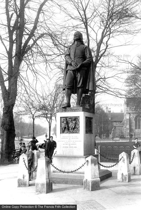 Photo of Bedford, Bunyan's Statue 1898