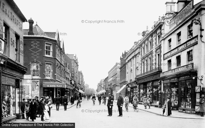 Bedford, High Street 1921