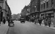 High Street, Traffic 1929, Bedford