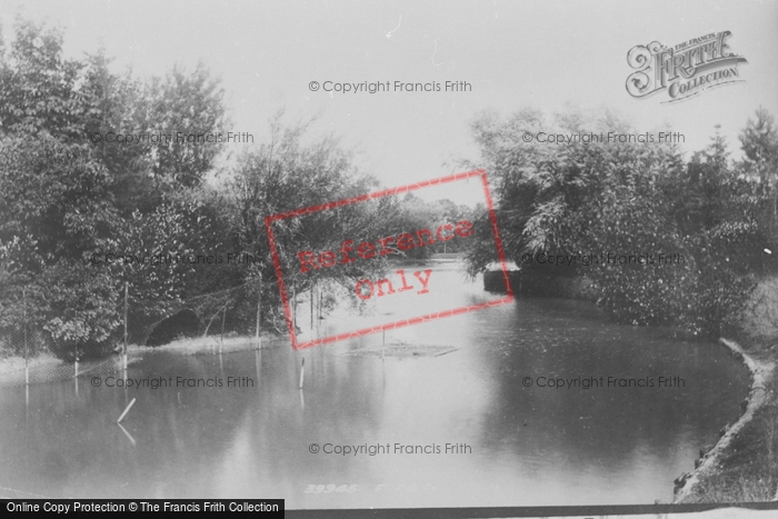 Photo of Bedford, Lake In The Park 1897