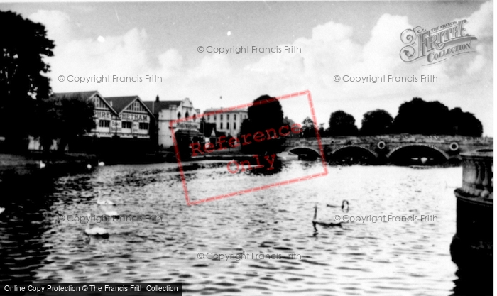 Photo of Bedford, River And Bridge Hotel c.1955