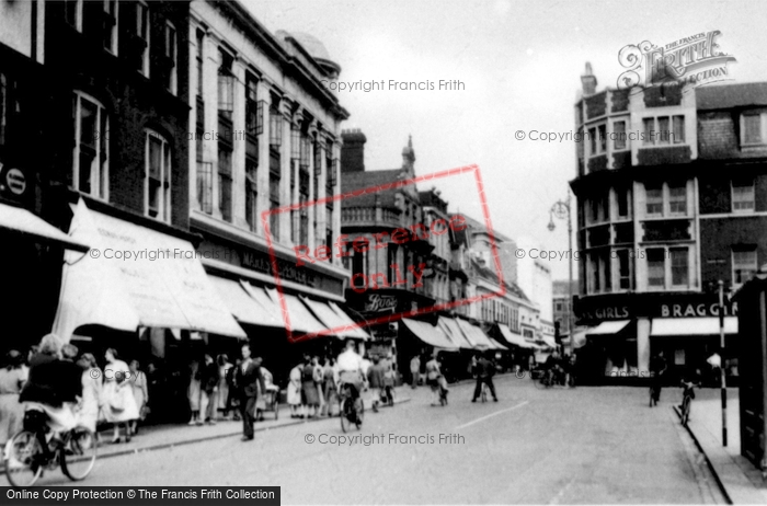 Photo of Bedford, Silver Street c.1950
