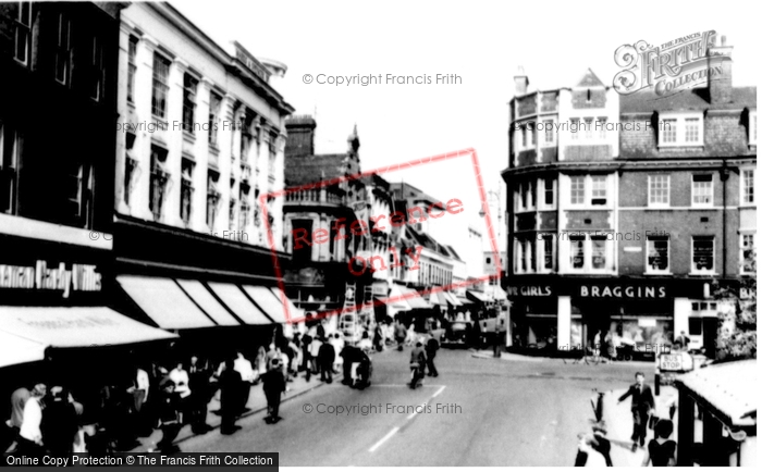 Photo of Bedford, Silver Street c.1960
