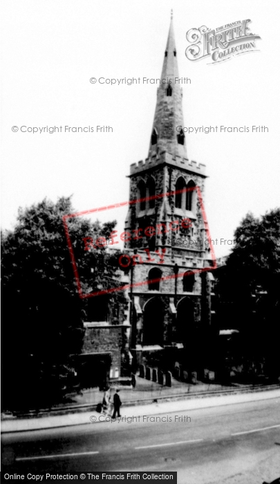 Photo of Bedford, St Paul's Church c.1965