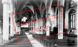 St Paul's Church Interior c.1960, Bedford
