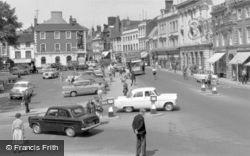 St Paul's Square And High Street 1960, Bedford