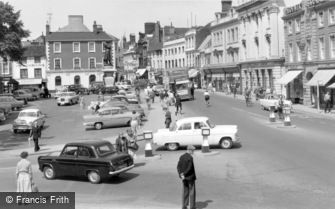 Bedford, St Paul's Square and High Street 1960