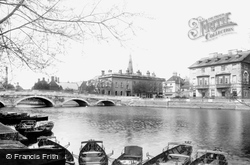 Swan Hotel And The River Ouse 1898, Bedford