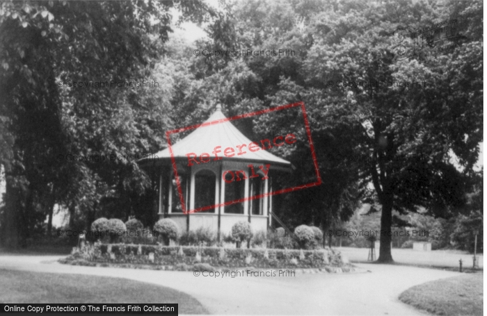 Photo of Bedford, The Bandstand c.1950