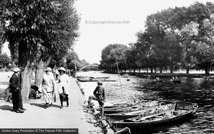 Photo of Bedford, The Embankment And River Ouse 1921