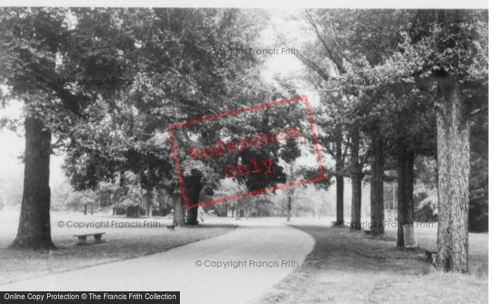 Photo of Bedford, The Park c.1950