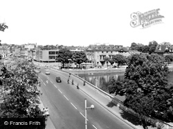 The River Ouse And Town Bridge c.1960, Bedford