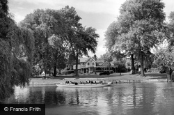 The River Ouse From Mill Meadows c.1955, Bedford