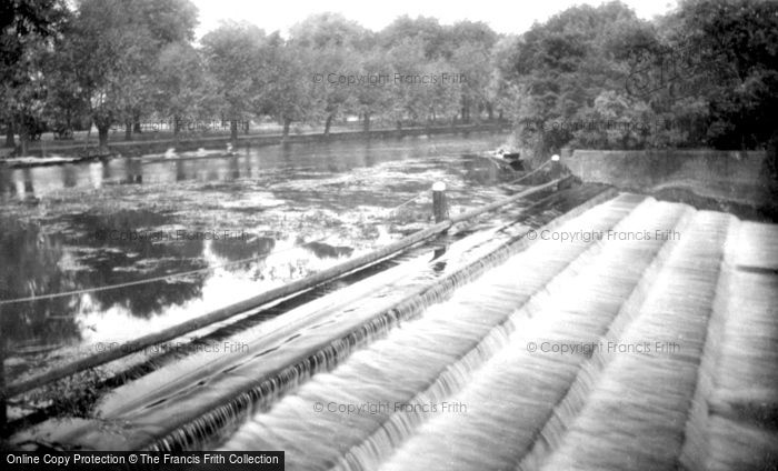 Photo of Bedford, The Weir 1921