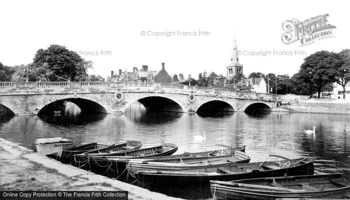 Photo of Bedford, Town Bridge c.1960