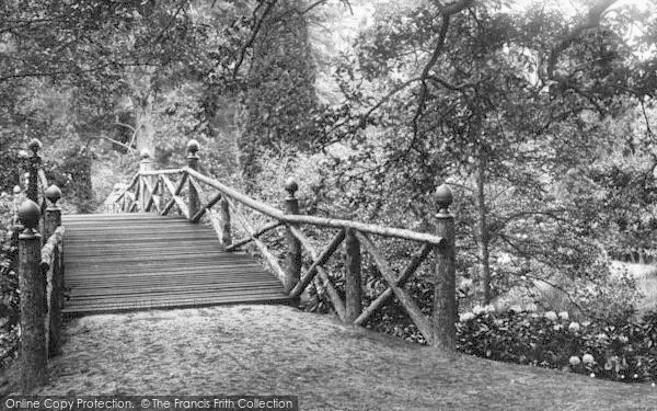 Photo of Bedgebury, Park, The Footbridge 1902