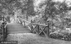 Park, The Footbridge 1902, Bedgebury