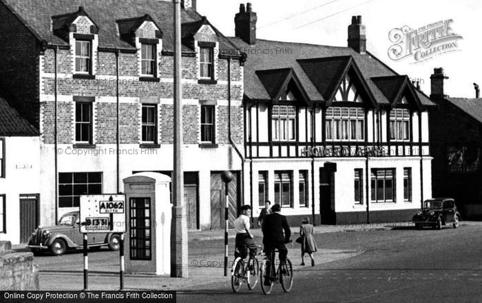 Photo of Bedlington, Cyclists In The Market Place c.1955