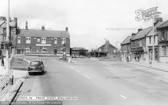 Photo of Bedlington, Front Street c.1960