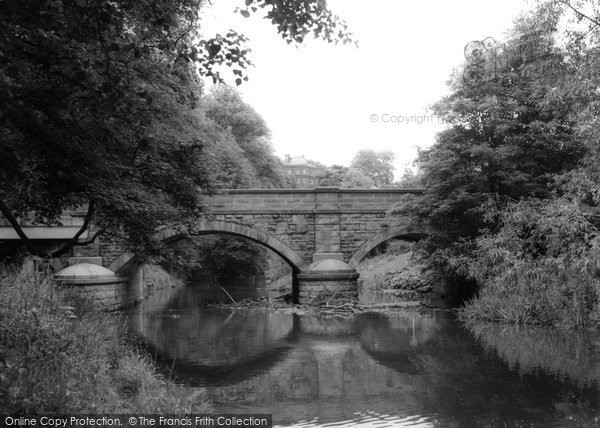 Photo of Bedlington, Hartford Hall And Bridge c.1960