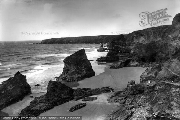 Photo of Bedruthan Steps, 1887