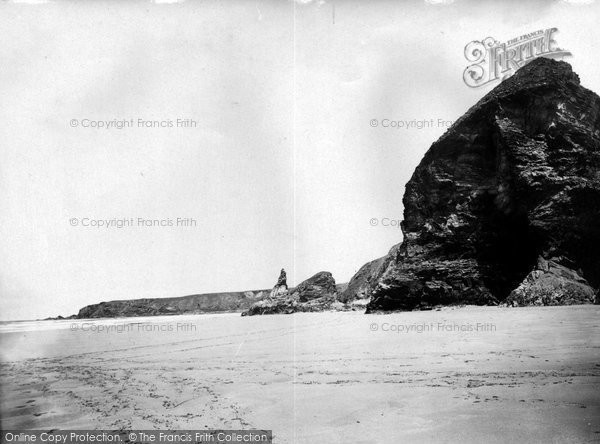 Photo of Bedruthan Steps, 1887