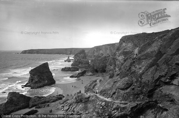 Photo of Bedruthan Steps, 1935