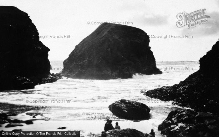 Photo of Bedruthan Steps, c.1900