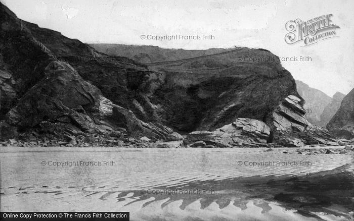 Photo of Bedruthan Steps, c.1900