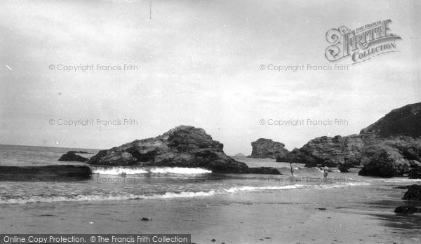 Photo of Bedruthan Steps, c.1920